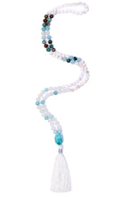 Load image into Gallery viewer, divine-feminine-mala-moonstone-mother-of-pearl-chrysocolla-amazonite-gemstone-2