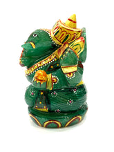 Load image into Gallery viewer, green-jade-gemstone-ganesha-idol-2