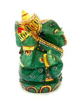 Load image into Gallery viewer, green-jade-gemstone-ganesha-idol-4