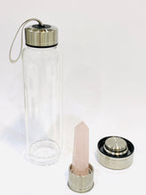 Load image into Gallery viewer, rose-quartz-infused-crystal-water-bottle-2