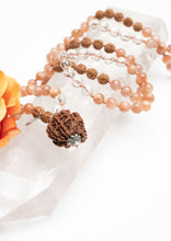 Load image into Gallery viewer, GANESH Sunstone Mala | with Shiv Shakti Grace