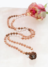 Load image into Gallery viewer, GANESH Sunstone Mala | with Shiv Shakti Grace