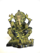 Load image into Gallery viewer, Ganesha in Panchdhatu with shades of Yellow