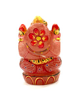 Load image into Gallery viewer, rose-quartz-gemstone-ganesha-idol-2