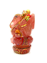 Load image into Gallery viewer, rose-quartz-gemstone-ganesha-idol-4