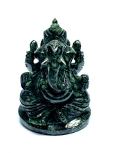 Load image into Gallery viewer, Green Jasper Ganesha