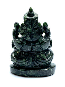 Green Jasper Ganesha