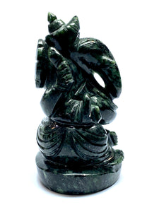 Green Jasper Ganesha