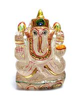 Load image into Gallery viewer, clear-quartz-crystal-gemstone-ganesha-idol-1