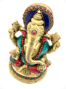 Lord Ganesha Sculpture in Brass