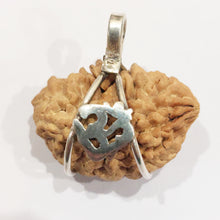 Load image into Gallery viewer, Ek Mukhi (South Indian) With .925 Silver Om Pendant