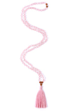 Load image into Gallery viewer, rose-quartz-gemstone-mala-2