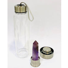 Load image into Gallery viewer, amethyst-crystal-infused-water-bottle-2