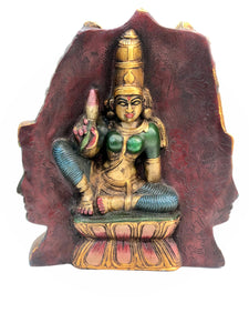 The Spiritual Triad & Devi (Panchdhatu)