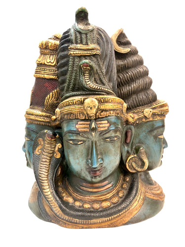 The Spiritual Triad & Devi (Panchdhatu)