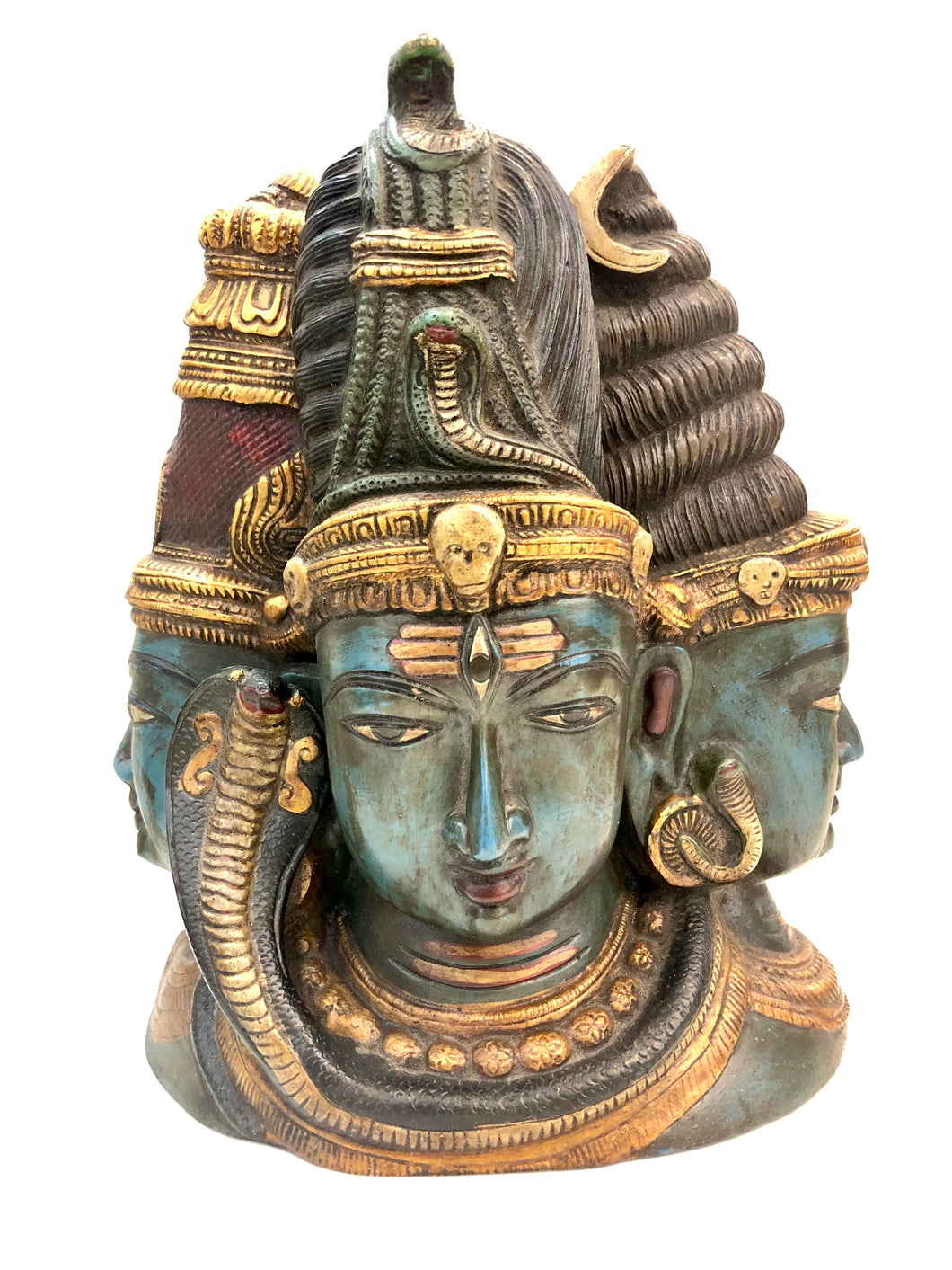 The Spiritual Triad & Devi (Panchdhatu)