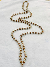 Load image into Gallery viewer, Rudraksha Mala 5 mm in 925 Silver (108+1 Beads)