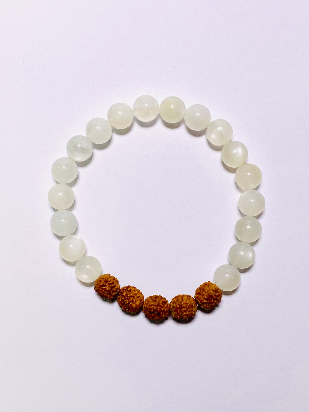 white-moonstone gemstone-bracelet